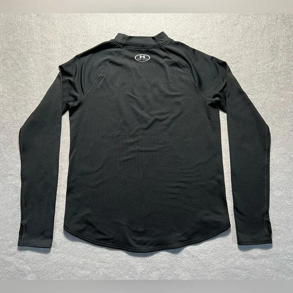 Under Armour Compression Shirt Mens Large Black Long Sleeve Athletic - Picture 4 of 5